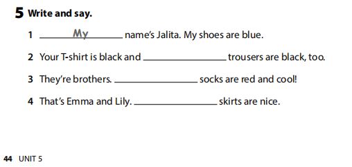 Sách bài tập Tiếng Anh 3 Wonderful World Unit 5 Lesson 1