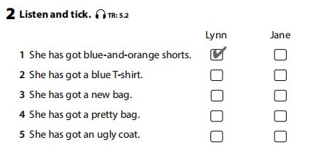 Sách bài tập Tiếng Anh 3 Wonderful World Unit 5 Lesson 3
