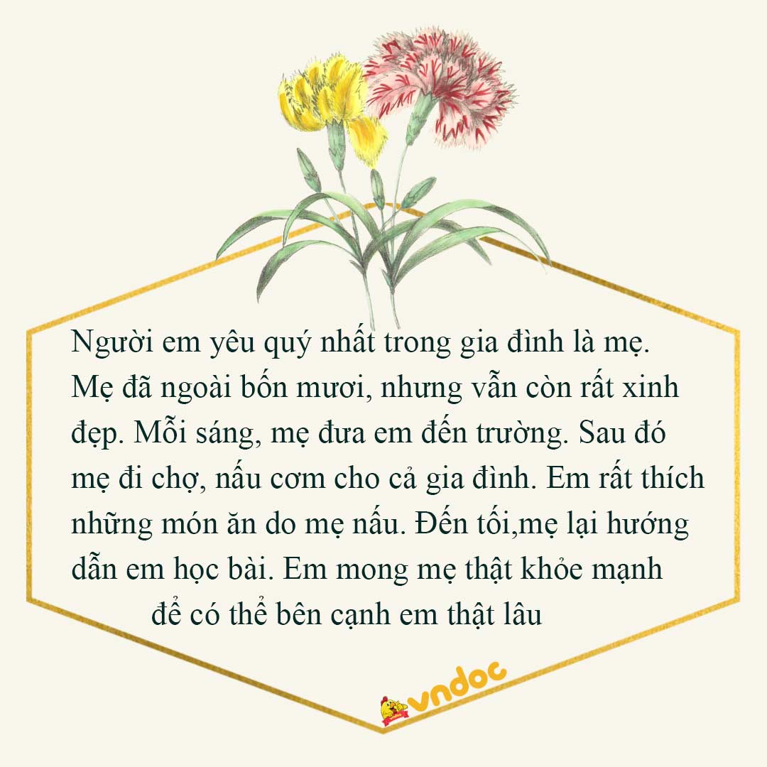 Kể một việc bố mẹ đã làm để chăm sóc em