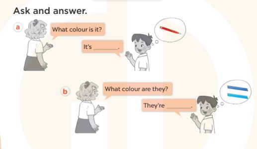 Sách bài tập Tiếng Anh 3 Unit 9 Colours