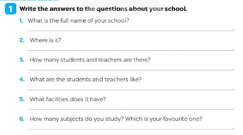 Giải SBT Tiếng Anh 7 Global Success Unit 6 Writing