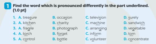 Giải SBT Tiếng Anh 7 Global Success Test Yourself 2