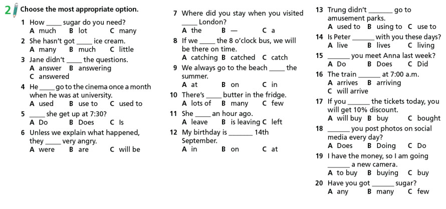 Tiếng Anh 7 Right On Review Units 1 - 3