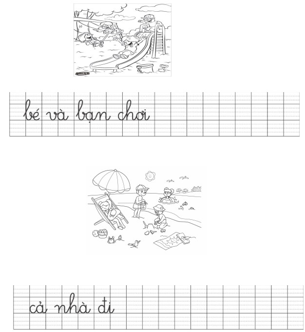 Đề thi Tiếng Việt lớp 1 học kì 1 Chân trời sáng tạo