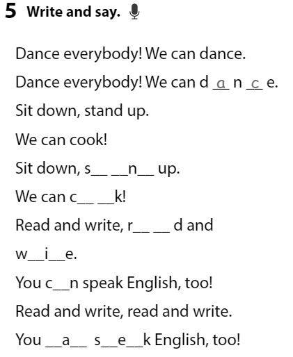 Sách bài tập Tiếng Anh 3 Wonderful World Unit 6 Lesson 1