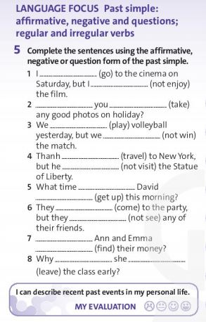 Tiếng Anh 7 Friends Plus Progress Review 2 trang 55