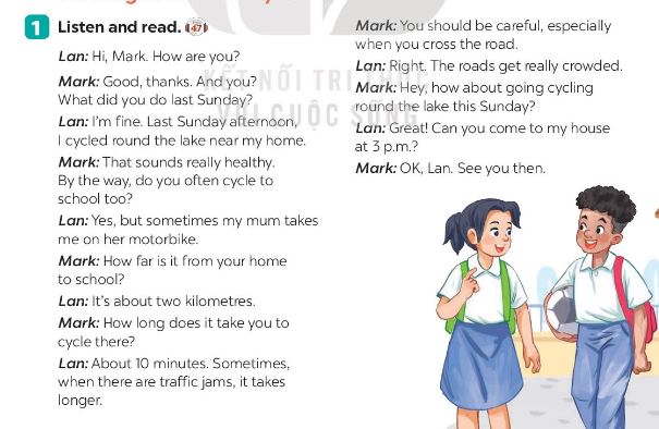 Unit 7 lớp 7 Getting Started sách Global Success