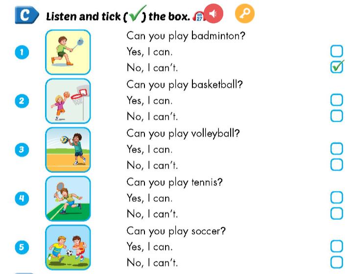 Sách bài tập Tiếng Anh 3 Smart Start Unit 5 Lesson 1