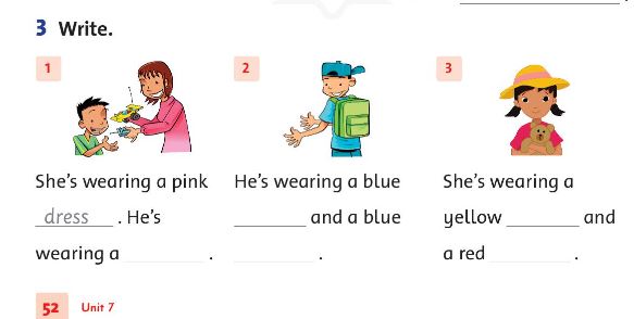 Family and Friends 3 Workbook Unit 7 Lesson 3 trang 52