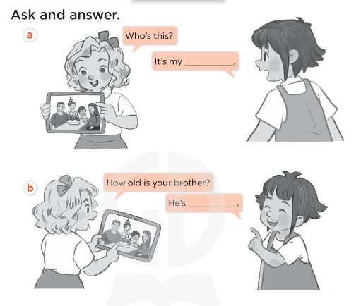 Sách bài tập Tiếng Anh 3 Unit 11 My family