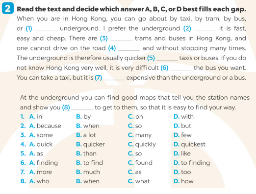 Giải SBT Tiếng Anh 7 Global Success Unit 7 Reading