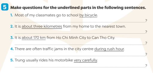 Giải SBT Tiếng Anh 7 Global Success Unit 7 Vocabulary & Grammar