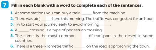 Giải SBT Tiếng Anh 7 Global Success Unit 7 Vocabulary & Grammar