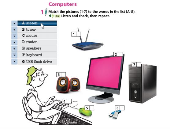 Tiếng Anh 7 Right On Unit 4 Vocabulary 4c
