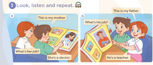 Tiếng Anh lớp 3 Global Success Unit 12 Lesson 1