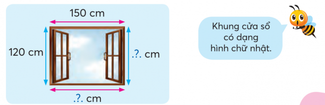 Toán lớp 3 trang 35 Hình chữ nhật - Chân trời sáng tạo