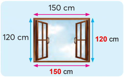 Toán lớp 3 trang 35 Hình chữ nhật - Chân trời sáng tạo
