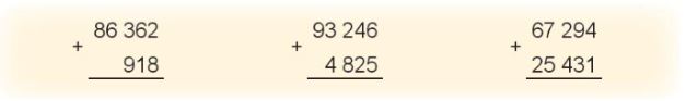Toán lớp 3 Bài 63: Phép cộng trong phạm vi 100000