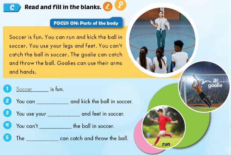 Sách Smart Start 3 Unit 5 P.E.