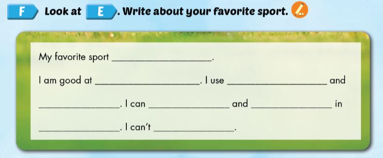 Sách Smart Start 3 Unit 5 P.E.