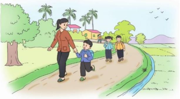 Trắc nghiệm Tập đọc lớp 3: Nhớ lại buổi đầu đi học