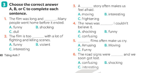 Unit 8 lớp 7 Looking back sách Global Success