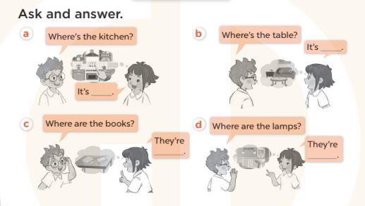 Sách bài tập Tiếng Anh 3 Unit 13 My house