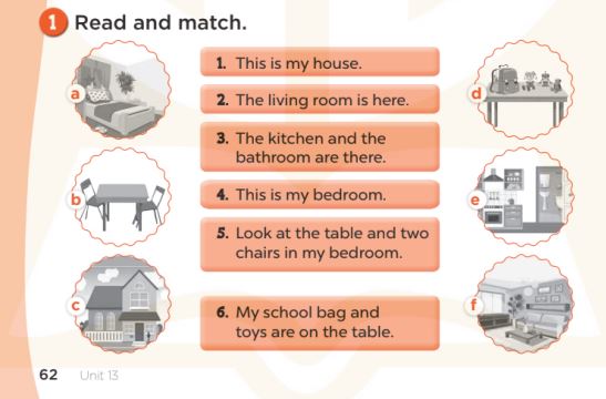 Sách bài tập Tiếng Anh 3 Unit 13 My house