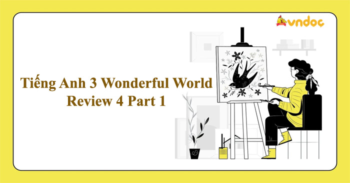 Tiếng Anh 3 Wonderful World Review 4 Part 1 - Review 4 lớp 3 Part 1 ...