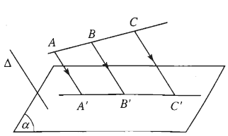 Phép chiếu song song. Hình biểu diễn của một hình không gian