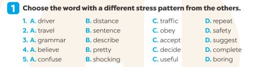 Giải SBT Tiếng Anh lớp 7 Global Success Unit 9 Pronunciation