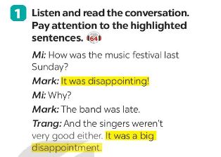 Unit 9 lớp 7 Communication sách Global Success