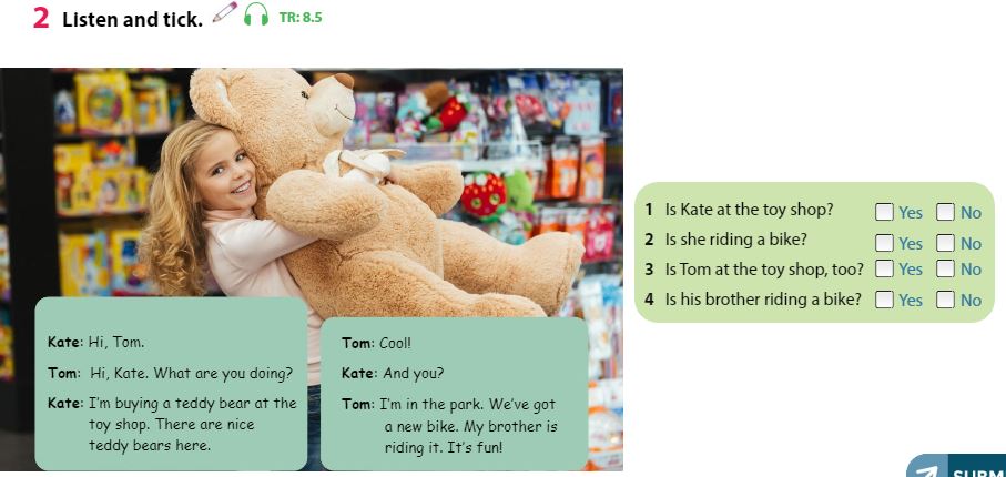 Tiếng Anh 3 Wonderful World Unit 8 Lesson 2