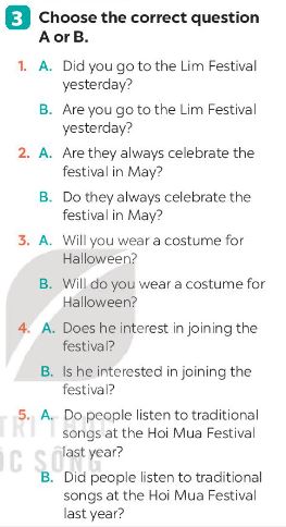 Unit 9 lớp 7 Looking back sách Global Success