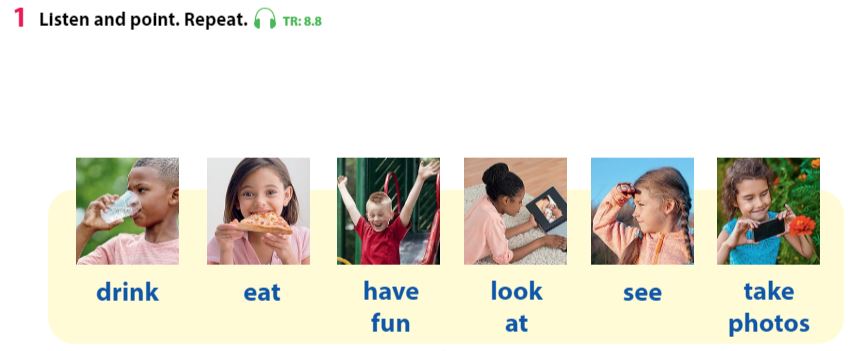 Tiếng Anh 3 Wonderful World Unit 8 Lesson 3