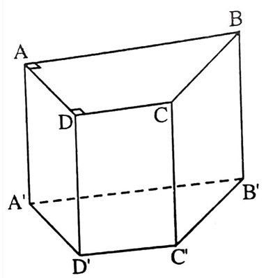 Trắc nghiệm Hình lăng trụ đứng có đáp án - Toán lớp 8 (ảnh 7)