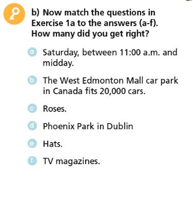 Tiếng Anh 7 Right On Workbook Unit 5 Grammar 5b