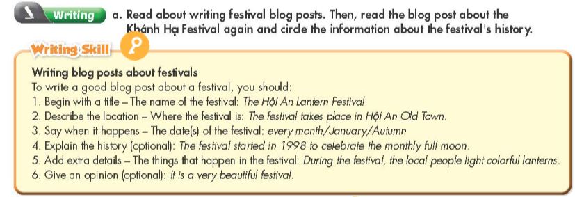 Tiếng Anh 7 Smart World Unit 8 Lesson 3