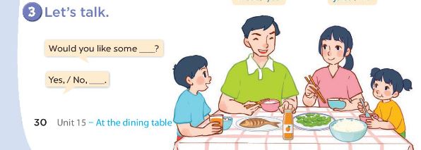 Tiếng Anh lớp 3 Global Success Unit 15 Lesson 1