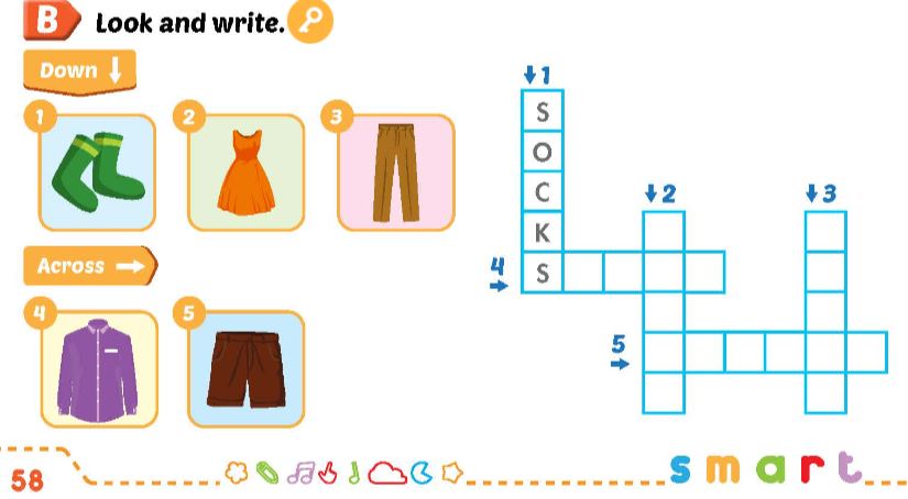 Sách bài tập Tiếng Anh 3 Smart Start Unit 6 Lesson 1
