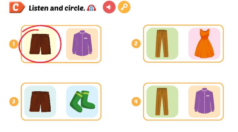 Sách bài tập Tiếng Anh 3 Smart Start Unit 6 Lesson 1