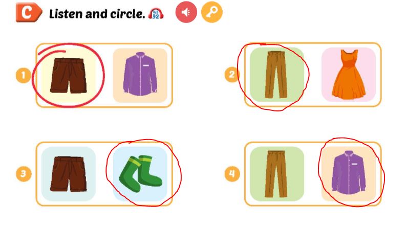 Sách bài tập Tiếng Anh 3 Smart Start Unit 6 Lesson 1