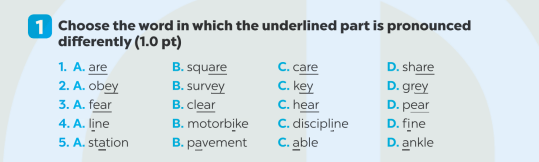 Giải SBT Tiếng Anh 7 Global Success Test Yourself 3