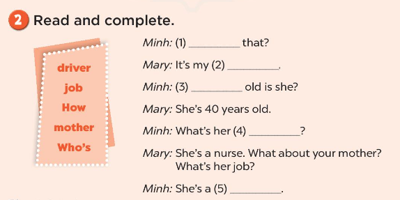 Sách bài tập Tiếng Anh lớp 3 Self-check 3