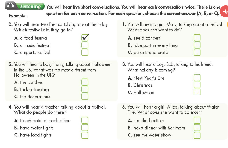 Tiếng Anh 7 Smart World Unit 8 Review