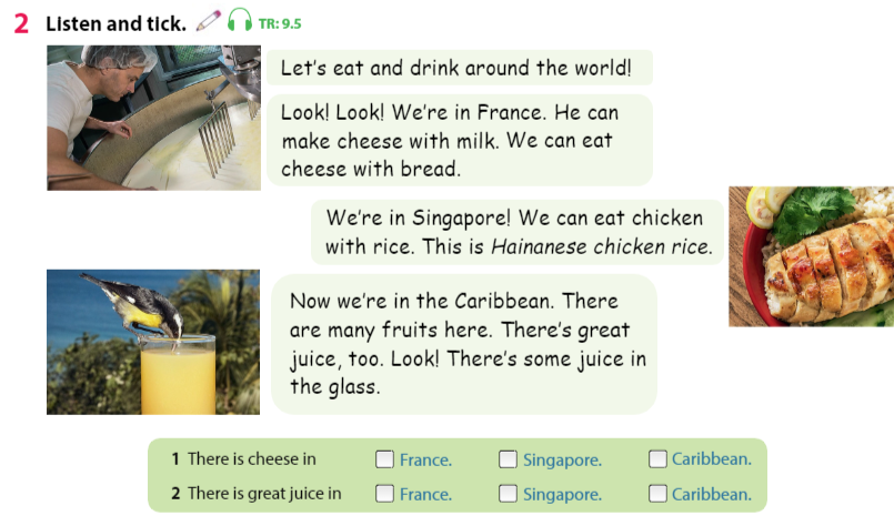 Tiếng Anh 3 Wonderful World Unit 9 Lesson 2