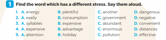 Giải SBT Tiếng Anh 7 Global Success Unit 10 Pronunciation