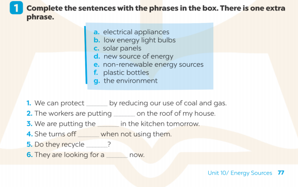 Giải SBT Tiếng Anh 7 Global Success Unit 10 Vocabulary & Grammar