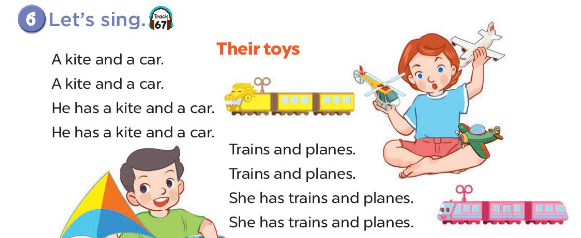 Tiếng Anh lớp 3 Global Success Unit 17 Lesson 1