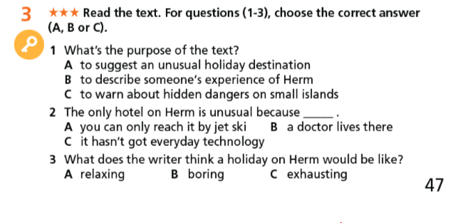 Giải sách bài tập Tiếng Anh lớp 7 Right On Reading 5f